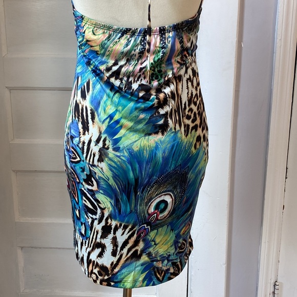 NWT Fashion Nova Paparazzi Please Halter Mini Dress, Size L - Picture 13 of 17